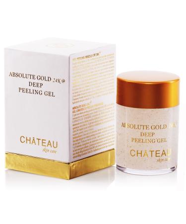 Absolute Gold 24K Deep Peeling Gel - Gold Pearl Powder & Ginger Extract for Radiant Skin | 2.04 fl. oz | Paraben & Fragrance Free - Buy Online on SooperMarket.com
