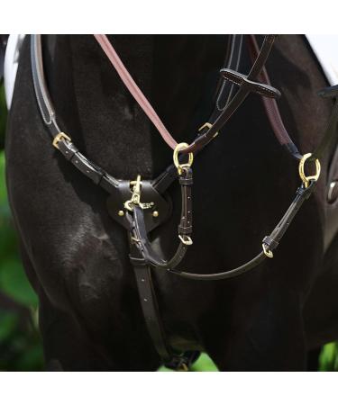 Buy Passier Marcus Ehning Black Silver Breastplate with Martingale Fork for Ponies - Premium Quality Equestrian Gear - Buy Online on SooperMarket.com