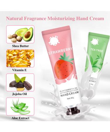 10 Pack Natural Hand Cream Gift Set - Moisturizing Lotion for Dry, Cracked Hands - Travel Size - Bulk Gifts for Women - Buy Online on SooperMarket.com