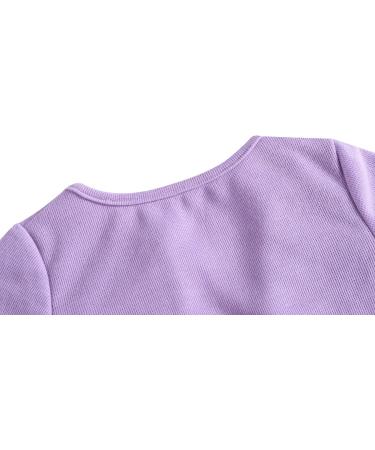 Bonny Billy Girls Cotton Knitted Cardigan Bolero Shrug - Purple (8-9 Years) - Buy Online on SooperMarket.com