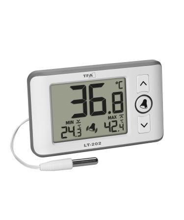 Buy TFA Dostmann Digital Professional Thermometer LT202 - Waterproof Cable Sensors Max Display | International Shipping Available - Buy Online on SooperMarket.com