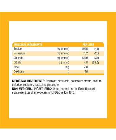 Pedialyte Electrolyte Drink Oral Rehydration Solution Fruit 1-L Bottle Drink Flavored Orange Fruit 1 l (Pack of 1) - Buy Online on SooperMarket.com