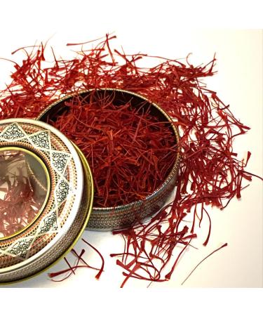A+ Super Negin Saffron,100% Pure and Organic , (3.00) Gram Premium All Red Saffron Threads (3 Gram) (3 Gram)