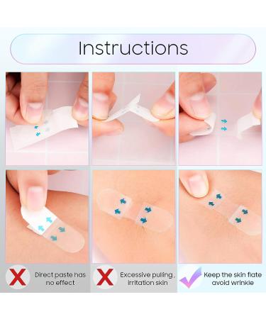 Face Lift Tape - 40 PCS Invisible Facial Lifting Tape for Wrinkles, Double Chin & Sagging Skin - Buy Online on SooperMarket.com