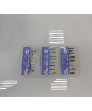 MAQUITA 24pcs Professional Ceramic Tungsten Alloy Nail Drill Bits - Gel & Acrylic Removal Tools for Manicure Pedicure - Nail Accessories - Buy Online on SooperMarket.com