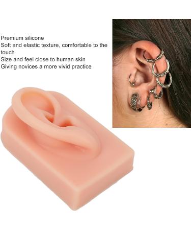 Socobeta Flexible Human Ear Model - Reusable Fake Ear for Acupuncture & Earrings Display (Light Complexion) - Buy Online on SooperMarket.com