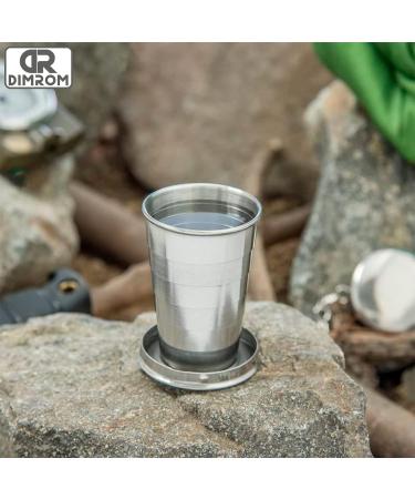 Camping Collapsible Metal Shot Glass Keychain - Portable Telescoping Mug (75ml) - Buy Online on SooperMarket.com