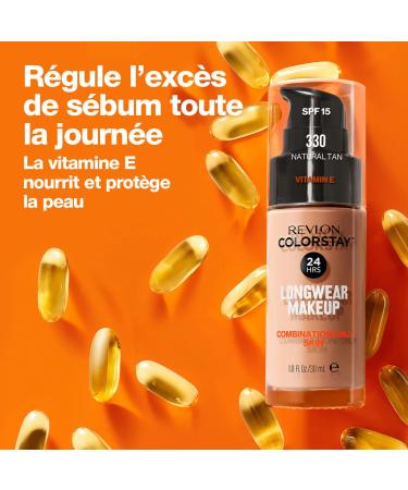 Revlon Colorstay Makeup Foundation 250 Fresh Beige - 1.01 Fl Oz - Buy Online on SooperMarket.com