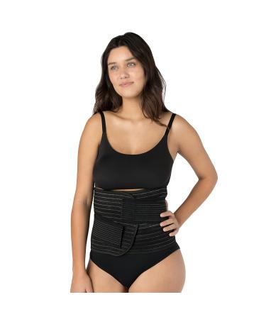 UpSpring Shrinkx Belly Postpartum Belly Wrap With Bamboo Charcoal Fiber Size L/XL Black