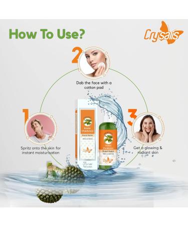 Crysalis Kewra Floral Water 100ml - Premium Pandynus Essence for Aromatherapy & Skincare | International Shipping Available - Buy Online on SooperMarket.com