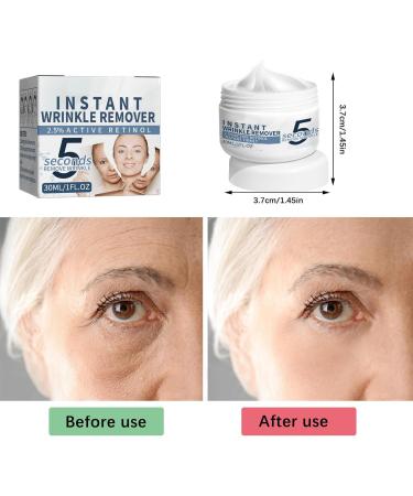 5 Seconds Wrinkle Remover 5 Seconds Retinol Anti-Wrinkle Cream 5 Seconds Anti Wrinkle Face Cream Instant Wrinkle Remover Lifting Moisturizing Facial Cream Tightening Face Cream or Women - Buy Online on SooperMarket.com