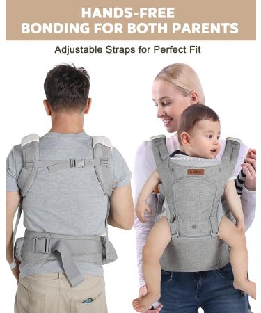 Lictin Advanced 6-in-1 Carrier - Ergonomic Convertible Front and Back Carry for Newborns to Toddlers 8-70 lbs - Buy Online on SooperMarket.com