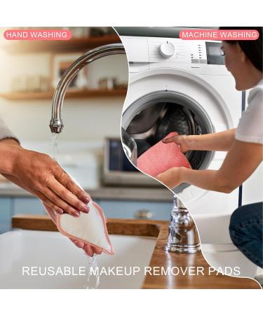 Phogary Microfiber Makeup Towels - 6 Pack Washable Facial Cleaning Cloths (20x20cm Pink) | Gentle Makeup Remover - Buy Online on SooperMarket.com