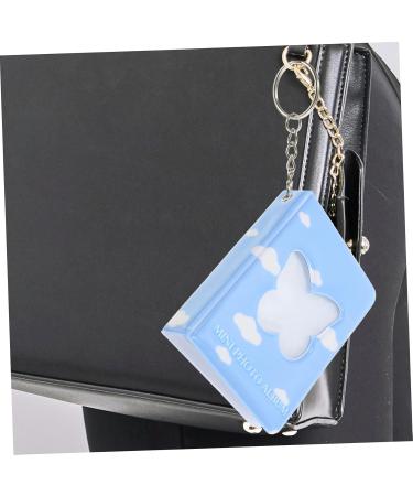PRETYZOOM Mini Picture Album Keychain Photo Album Leather Scrapbook Wedding Picture Album Business Cards Holder Books Lovers Clip 11X8cm As Shown 4 - Buy Online on SooperMarket.com