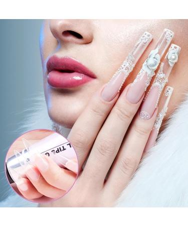 Dranng Gel Extension Nail Kit - Artificial Extension Nail Set With Tips For Girls Gel Nail Extension Fake Nails Kit Portable Gel Nail Extension Set Transparent Tips Nails Set For - Buy Online on SooperMarket.com