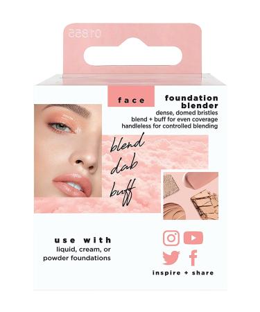 Real Techniques Foundation Makeup Blender - For Face & Body, Liquid & Cream Makeup - Dense Synthetic Bristles - Even Coverage - 1 Count - Buy Online on SooperMarket.com