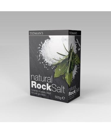 Tidmans Natural Rock Salt 500g - Premium Quality Salt for Cooking - 500g Pack of 1 - Buy Online on SooperMarket.com