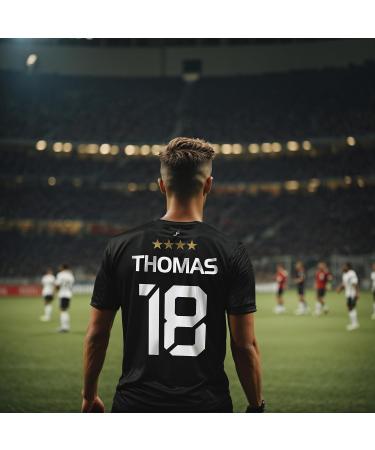 Buy De Fanshop Germany Jersey 2024 for Kids & Young Men | Black Football Shirt Set with Custom Name | Perfect Original Gift - Buy Online on SooperMarket.com