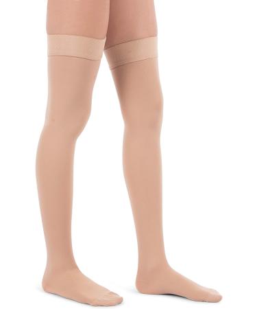 Jomi Compression Thigh High Stockings 30-40mmHg - Small Beige - Buy Online on SooperMarket.com