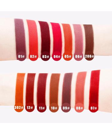 Myboon Waterproof Matte Lipstick - 12 Color Cream Texture Lip Mud - Long-lasting & Smudge-proof - Buy Online on SooperMarket.com