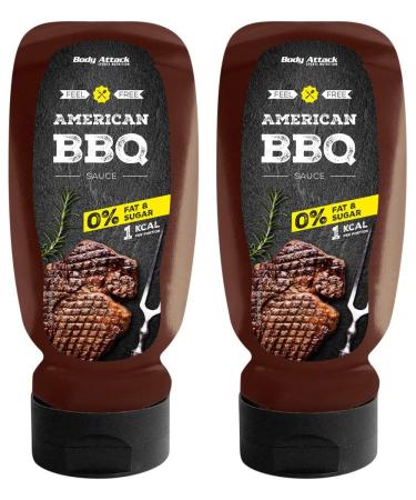 Little sugar and little fat - the Body Attack BBQ sauce contains both 0% sugar and 0% fat.So our sauce is perfect for every diet.BBQ 320 ml (2 pack)