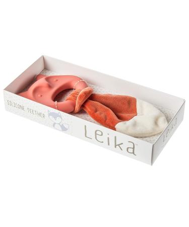 Mary Meyer Leika Silicone Baby Teething Toy - 9-Inch Little Fox - Buy Online on SooperMarket.com