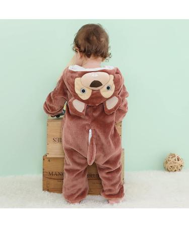 COOKY.D Unisex Winter Hooded Romper Jumpsuit 6-12 Months - Squirrel Design - Buy Online on SooperMarket.com