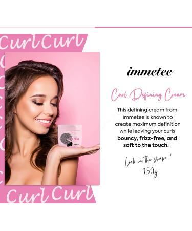 Immetee Curl Defining Cream - Frizz Control for Wigs & Natural Hair | 250g | Curls Hair Cream International Shipping - Buy Online on SooperMarket.com