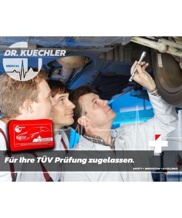 Dr.Kuechler Medical Motor Pocket - Complete DIN 13164 First Aid Set STVO Compliant for Cars - 2024 Quality Standards - Buy Online on SooperMarket.com