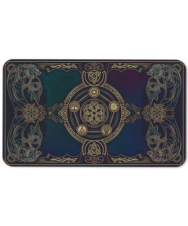 Paramint Lucid Dragon Blast (Stitched) - MTG Playmat - Compatible for Magic The Gathering Playmat - Play MTG, YuGiOh, Pokemon, TCG - Original Play Mat Art Designs & Accessories Stitched Multicolored