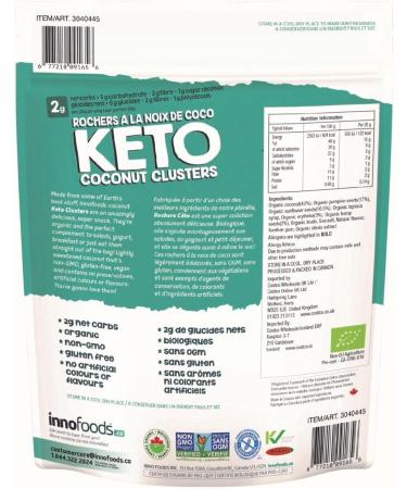 Generic Innofoods Organic Coconut Clusters with Super Seeds 500g - Buy Online on SooperMarket.com