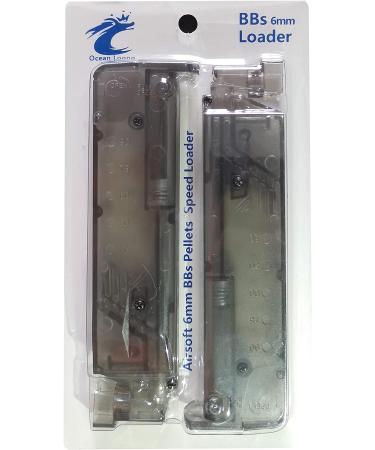 Airsoft 6mm BBs Speed Loader - 100 Rounds Quick Loader for Magazine | AEG Biodegradable BB Pellet - 2 Packs - Buy Online on SooperMarket.com