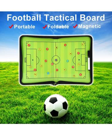 TXENCEX Football Coaching Board Coaches Clipboard Tactical Magnetic Board Kit Portable Strategy Coach Board with Dry Erase  Marker Pen and Zipper Bag - Buy Online on SooperMarket.com