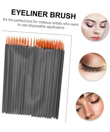HAPINARY 200 Pcs Disposable Eyeliner Brush Eyeliner Blending Brush Cosmetic Eye Wands Gel Eyeliner Makeup Eye - Buy Online on SooperMarket.com