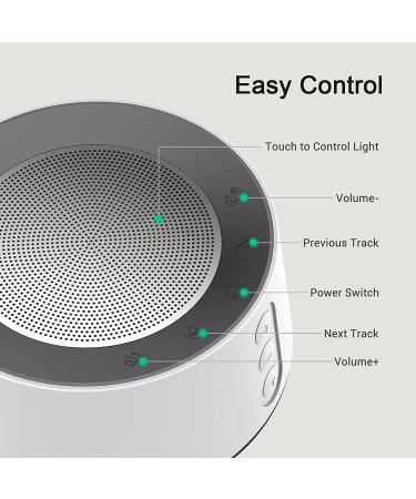 NEBONS White Noise Machine - 14 Soothing Sounds, Adjustable Night Lights - Sleep Timer & Memory Function - Plug in Noise Machine for Baby, Kids, Adults - Buy Online on SooperMarket.com