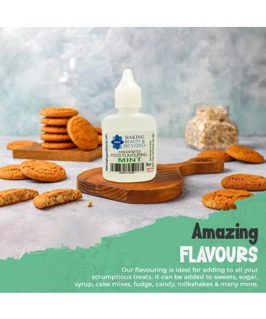 Baking Beauty and Beyond Concentrated Food Flavouring Oil - Dozen of Professional Quality Food Grade Flavouring Oil for Candy Making Baking Cooking Lip Balm and Lip Gloss - Mint (50ml) - Buy Online on SooperMarket.com