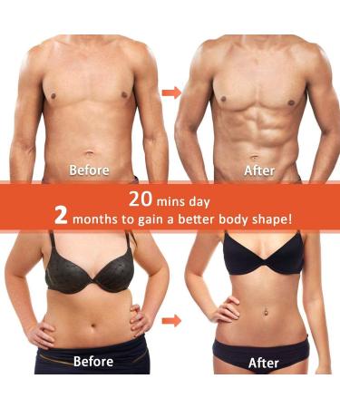 Abdominal Toning Belt Trainer | Waist Trimmer for Men and Women | Abs Workout Equipment - Buy Online on SooperMarket.com