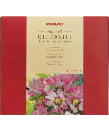 Mungyo 24-Piece Water-Soluble Oil Pastel Set - Assorted Colors - Buy Online on SooperMarket.com