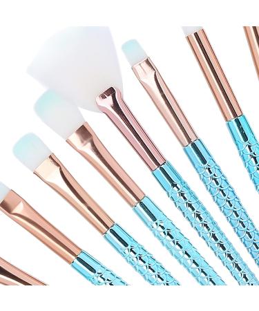 Soft 10PCS Makeup Brushes Set | Professional Blending & Cosmetics Tools for Eyes Blush & More - Buy Internationally - Buy Online on SooperMarket.com