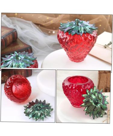 STOBOK 3 Sets Strawberry Storage Mold Resin Crafts Epoxy Candle Molds Silicone Fruit Jar Mould Fruit Jar Mold Silicone Molding Silicone Mold Fruit Pot Fruit Pot Mould DIY Material Bottle - Buy Online on SooperMarket.com