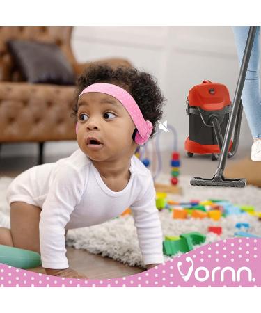 OhMill Baby Ear Defenders Noise Cancelling Elastic Ear Muffs for Babies And Toddlers Children Newborn Infant Hearing Protection Ear Protectors Headphone Pink - Buy Online on SooperMarket.com