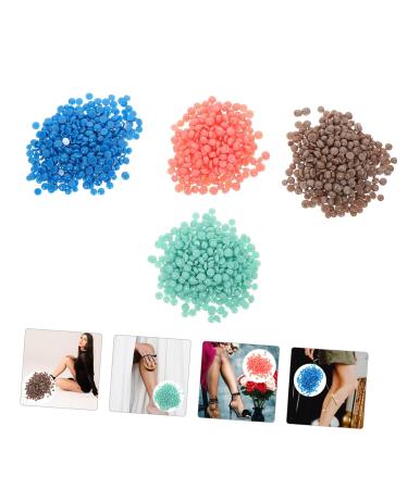 Magiclulu 4 Pack Wax Beans - Hard Wax Pearls for Hair Removal & Eyebrow Waxing - Brazilian Wax & Depilation Cream - International Shipping Available - Buy Online on SooperMarket.com