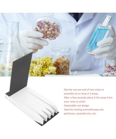 Perfume Tester Strips 100pcs Disposable Perfume Test Paper Disposable Fragrances Testing Essential Oils Strips with Black Cover for Testing Aromatherapy Oils Essential Oils - Buy Online on SooperMarket.com