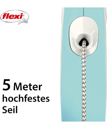 Buy Flexi Dog Leash - Extendable with Soft Handle | 3m 5m 8m | Light Blue | Up to 20 kg | Fast International Shipping - Buy Online on SooperMarket.com