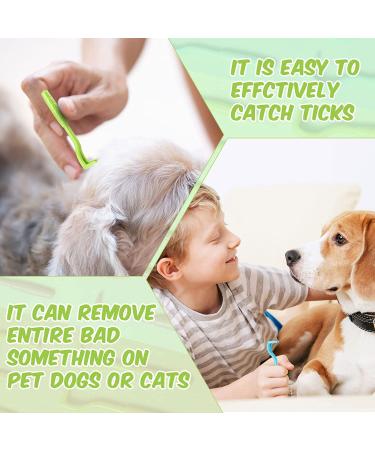 Kittmip Tick Remover Tools - 24 Pcs, 3 Sizes - Tick Puller for Dogs, Cats, Humans - Green, Rose, Red, Blue, Orange - Buy Online on SooperMarket.com