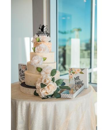 ximoogoooz Funny Fishing Wedding Cake Topper - Best Catch Ever - Groom Hugging Bride Fishing Couple Cake Topper Mr&Mrs Wedding Cake Topper (Fishing Couple) - Buy Online on SooperMarket.com