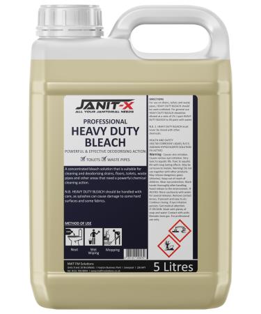 Janit-X Heavy Duty Bleach 5 Litre (1 without pump) 1 5.00 l (Pack of 1)