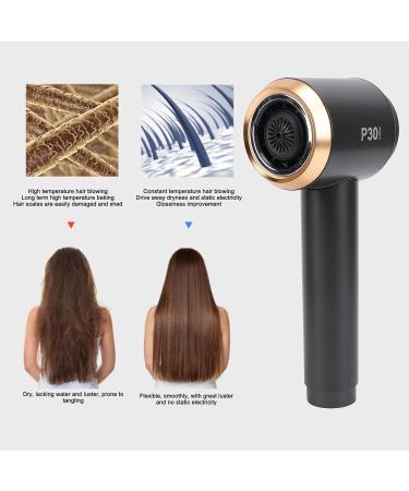 Cordless Ionic Hair Dryer Ionic High Speed Blow Dryer Portable Travel Hair Dryer Household Fast Drying Cold Heat Constant Air Blow Dryer Professional Negative Ions Hair (US Plug US Plug 100 240V 100-240V - Buy Online on SooperMarket.com