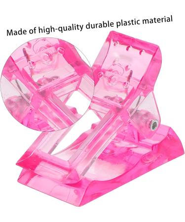 Mikinona 96 Pcs Nail Clip Acrylic Nail Tips Clips Manicure Diy Equipment Manicure Kits Chip Bag Finger Nail Extension Clips Nails Kits Nail Gel Manicure Tool Plastic Heavy Mold Clamp White 1 count (Pack of 1) White Pinkx8pcs - Buy Online on SooperMarket.com
