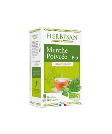 Herbesan Infusion Peppermint Organic 20 Sachets